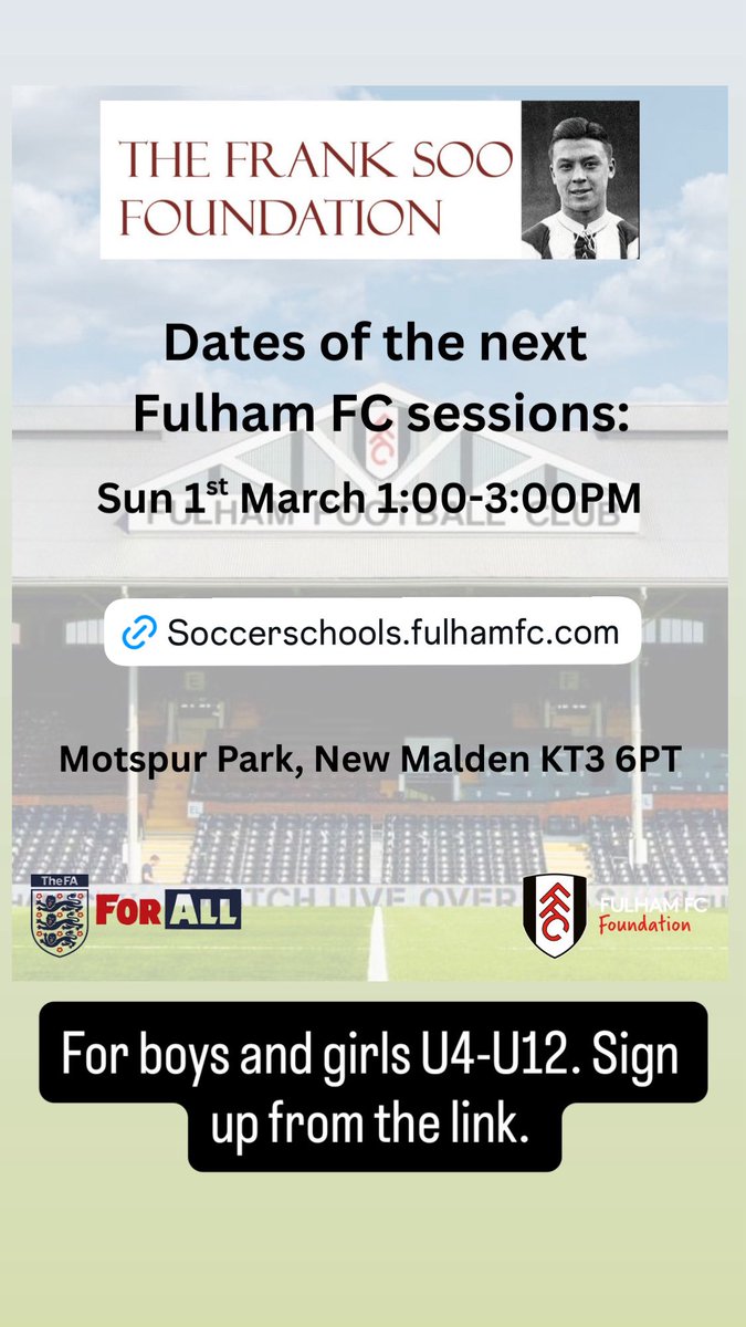 The Frank Soo Foundation tweet media