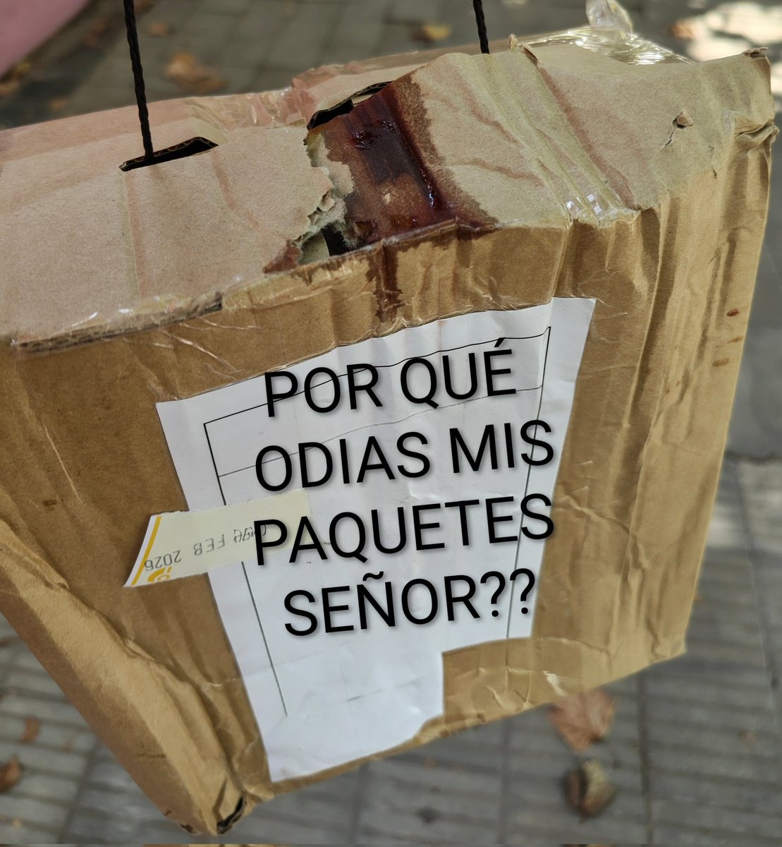 El <a href="/CorreoOficialSA/">Correo Argentino</a> intenta por todos los medios destruir el amor que <a href="/spoopysofi/">Sofía🍂</a> le pone a los envíos. NO PASARÁN.
