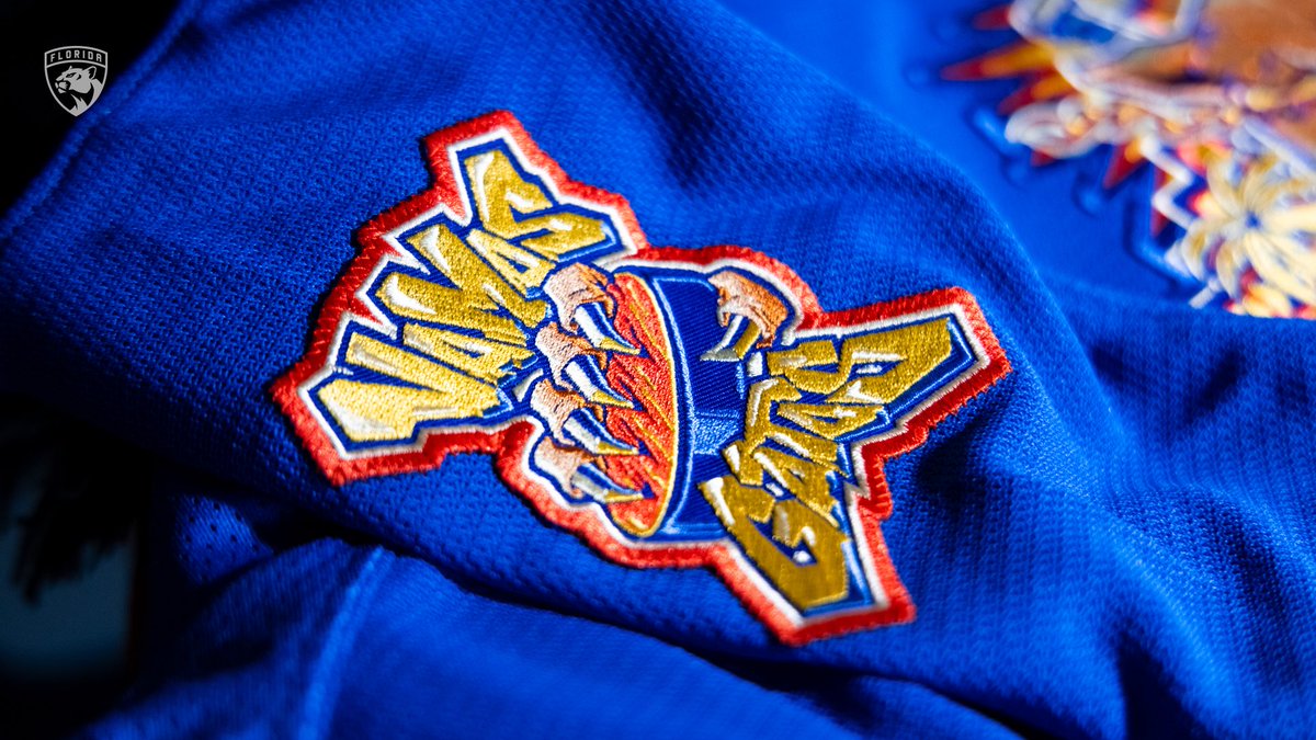 FlaPanthers's tweet image. Turning up the heat 🔥

This year's Vamos Gatos jerseys, designed by the very talented Rekal!