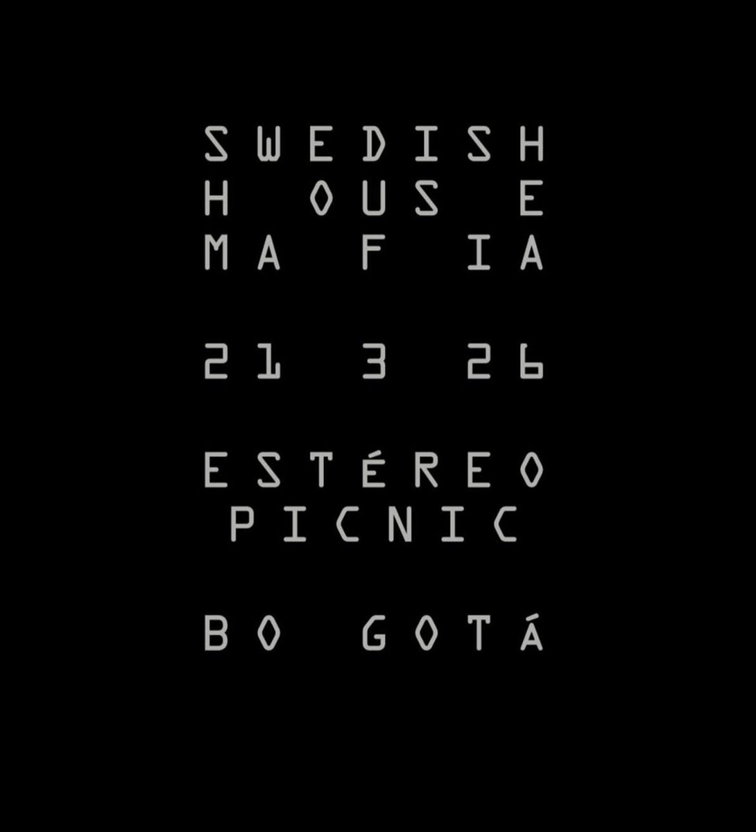 musictrendscol's tweet image. NUEVO ANUNCIO 🔥

¡SWEDISH HOUSE MAFIA SON LOS NUEVOS HEADLINERS DEL ESTÉREO PICNIC 2026! 

Han tomado el lugar de Peso Pluma en la noche del Sábado 😭

Entradas en @Ticketmastercol 🎫