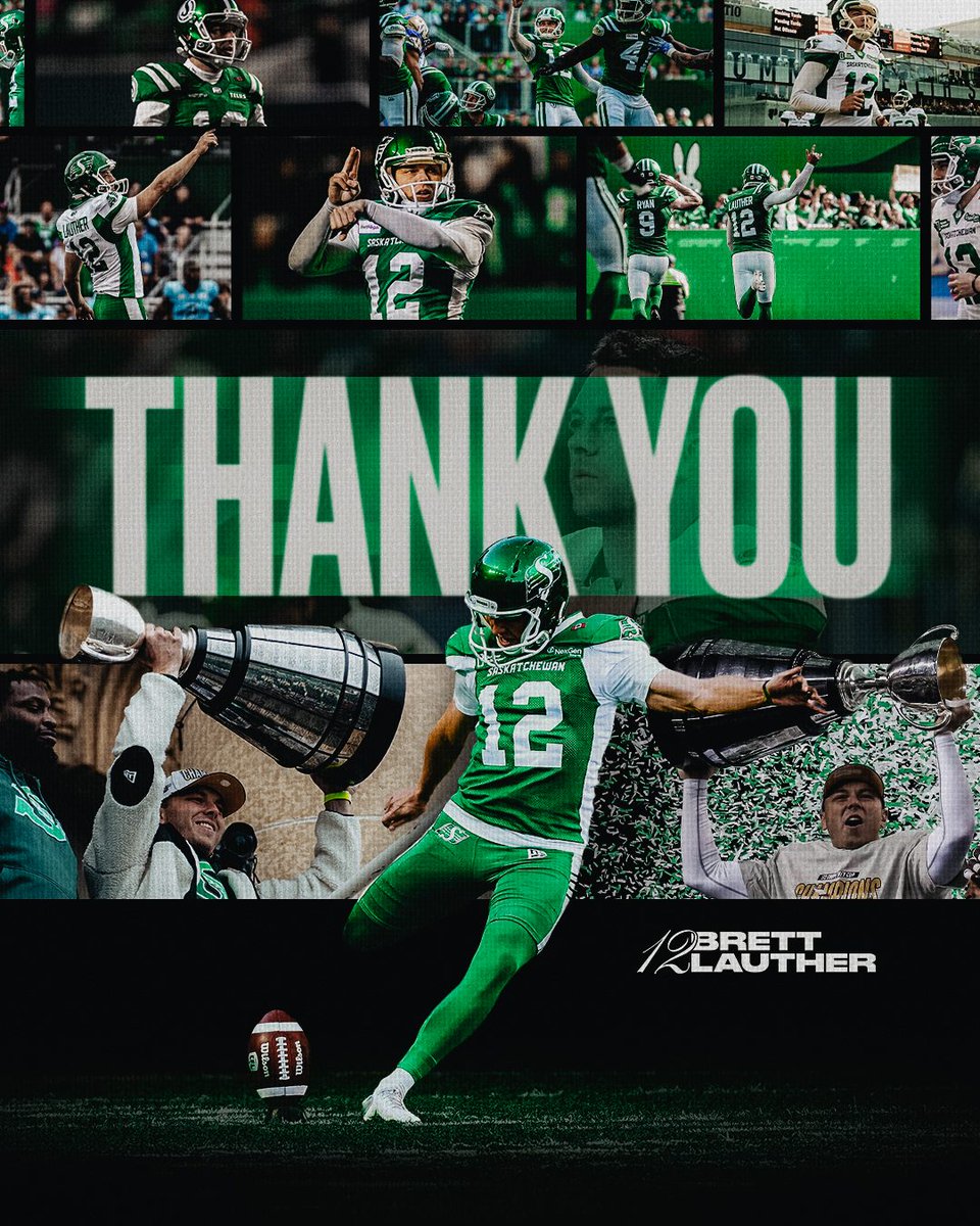 Thank you for everything Brett 💚

The Saskatchewan Roughriders have announced the release of National kicker Brett Lauther.

📰 saskatchewan-roughriders.visitlink.me/8yo3dL