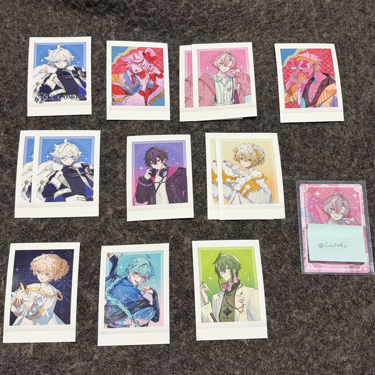 CsuN4z's tweet photo. 【交換】フラガリアメモリーズ フラメモクリアカード アニメイト 特典 ぱしゃこれ

譲:画像① シエロモート箔押し

求: vol.2 メロルドMV
ぱしゃこれvol.1メロルド💖︎>💕︎・アルペック・ピケロ

郵送でのお取引📮
検索よりお気軽にお声掛けください https://t.co/IcJzbzxCMr