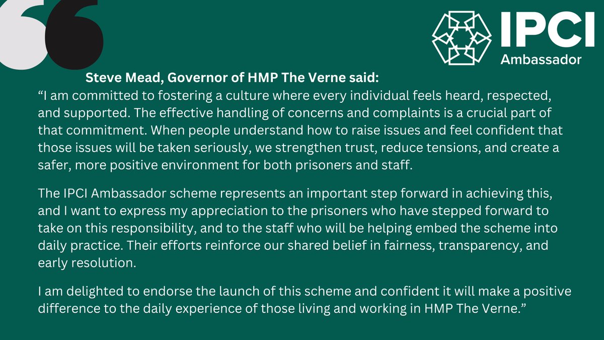 Prisons and Probation Ombudsman tweet media