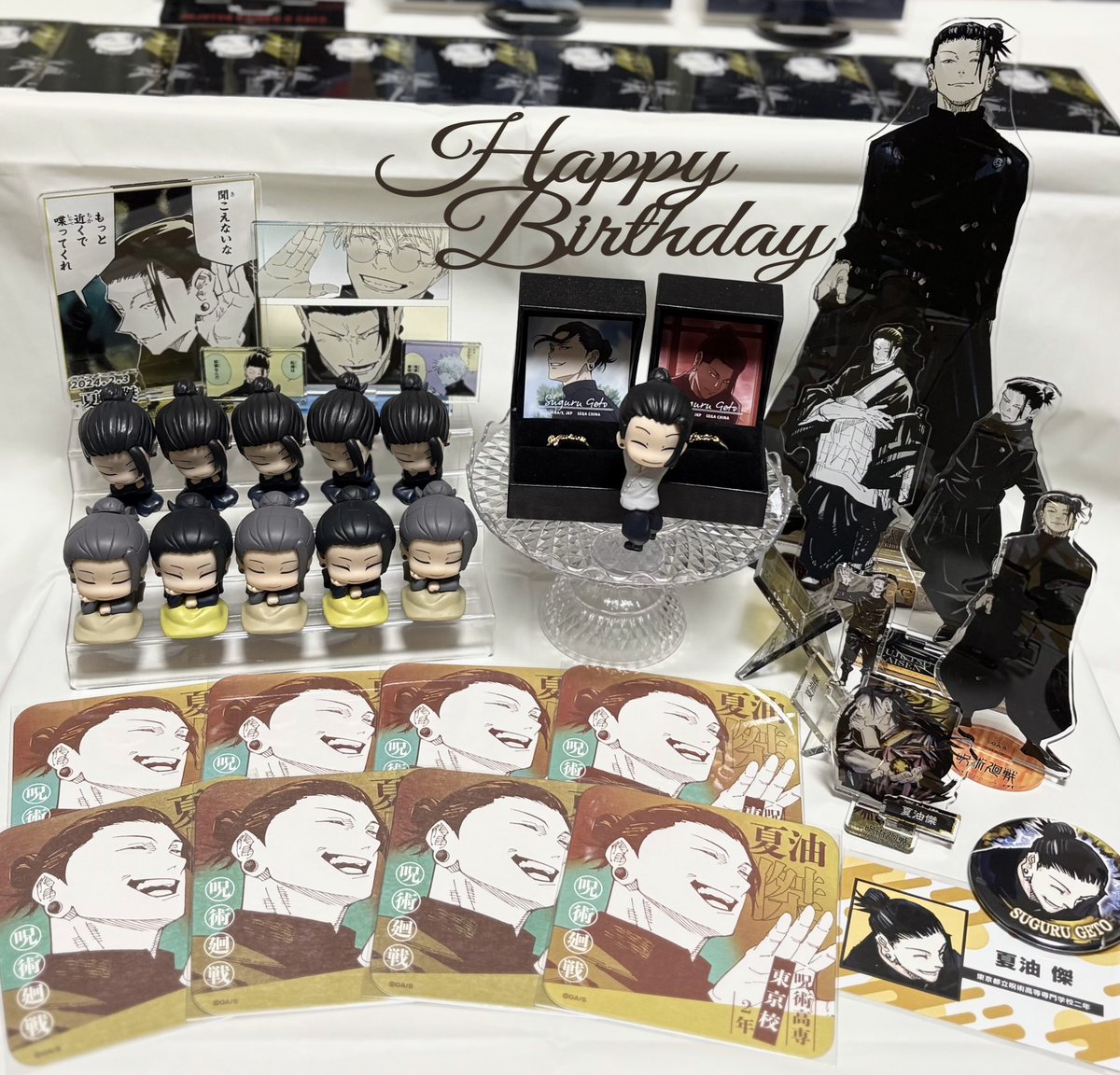 Kanachan______'s tweet photo. ⋆⸜ ﹏𝘏𝘢𝘱𝘱𝘺 𝘉𝘪𝘳𝘵𝘩𝘥𝘢𝘺 𝘚𝘶𝘨𝘶𝘳𝘶﹏ ⸝⋆

心の底からいっぱい笑ってね。大好き。

#夏油傑
#夏油傑生誕祭
#夏油傑生誕祭2026 https://t.co/EBMxR63lAo