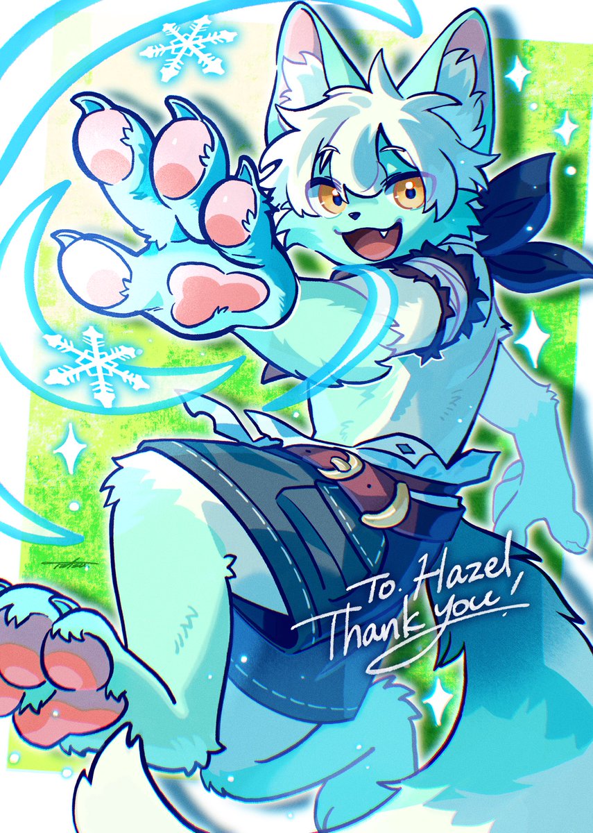 Skeb commission! Thank you so much🐱❄️