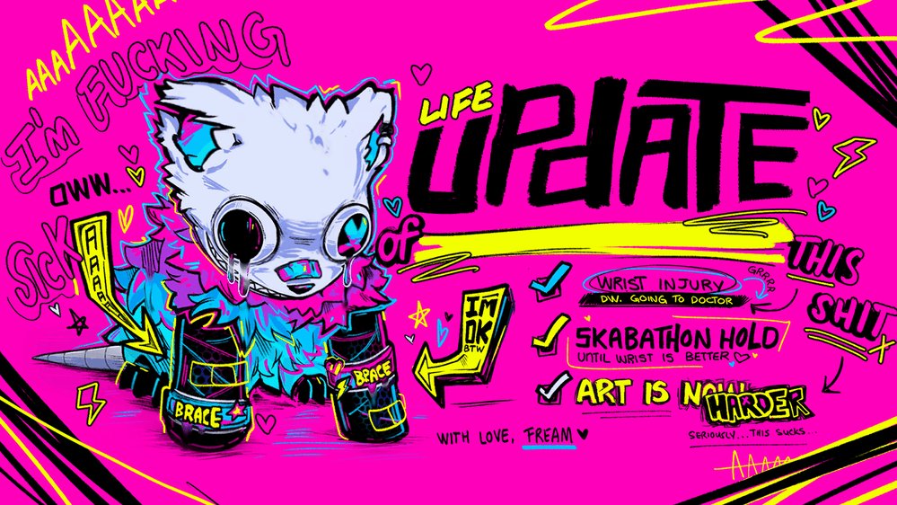 FREAM ✦ WRIST INJURY ARC tweet media