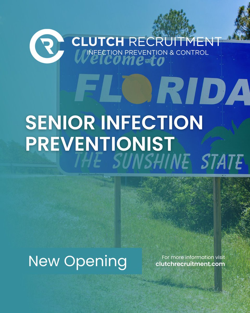 ClutchREC's tweet photo. Calling all seasoned IP pros: This is a senior-level seat supporting a high-visibility program under the Director of Quality.

https://t.co/r1WvhAOqIs
#Clutchrecruitment #infectionprevention #newjob #FLjobs #infectionpreventionjob https://t.co/2pjS9LmBho