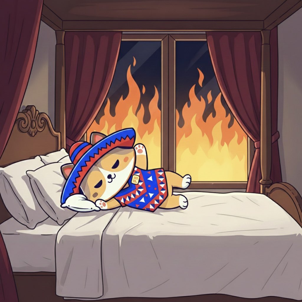 ponchoBASE's tweet photo. GM ☕️

Nobody ignores the noise of the market and sleeps better than $PONCHO holders 😺 https://t.co/esLoyrcIA5