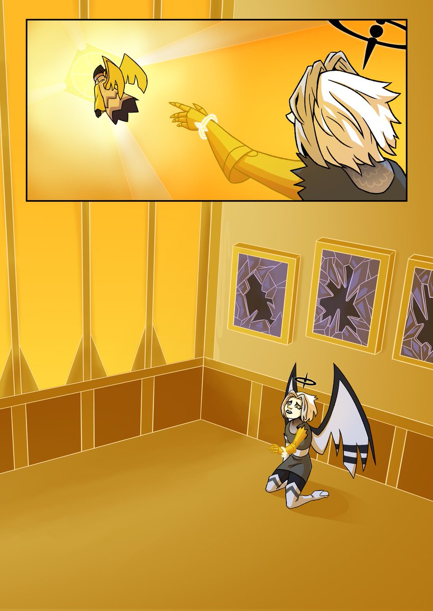Sweet_Tea_666's tweet photo. Finally finished it! It was my first time making a fancomic of any kind, I'm pretty proud of how it turned out #HazbinHotel #HazbinHotelFanart #Guitarspear #AdamHazbinHotel #LuteHazbinHotel https://t.co/XQcYw0U5E0