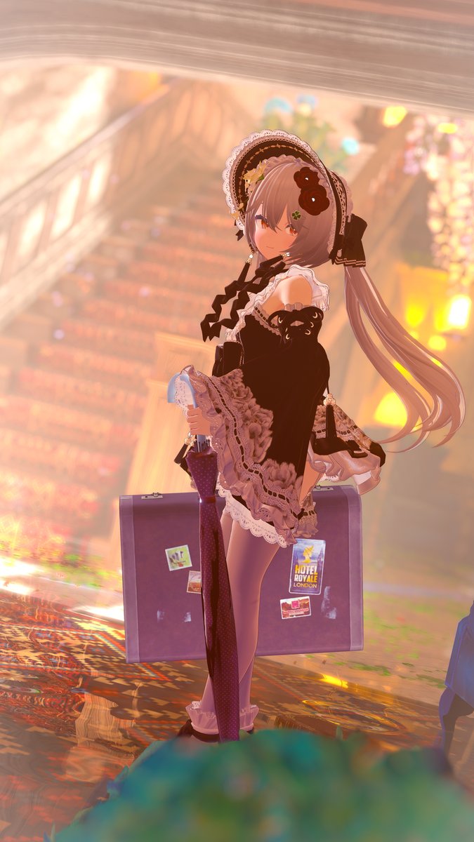 おはようございます🍀
キャンペーンで頂いたお洋服でお写真を撮ってきました！
フリルやレースがいっぱいのかわいいお洋服で、着てお出かけするのが楽しみなのです！💕

World：Sapphirae
Author：Fins

#CC_MATILDA