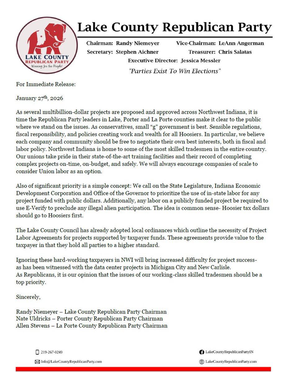 Lake County Republican Party tweet media