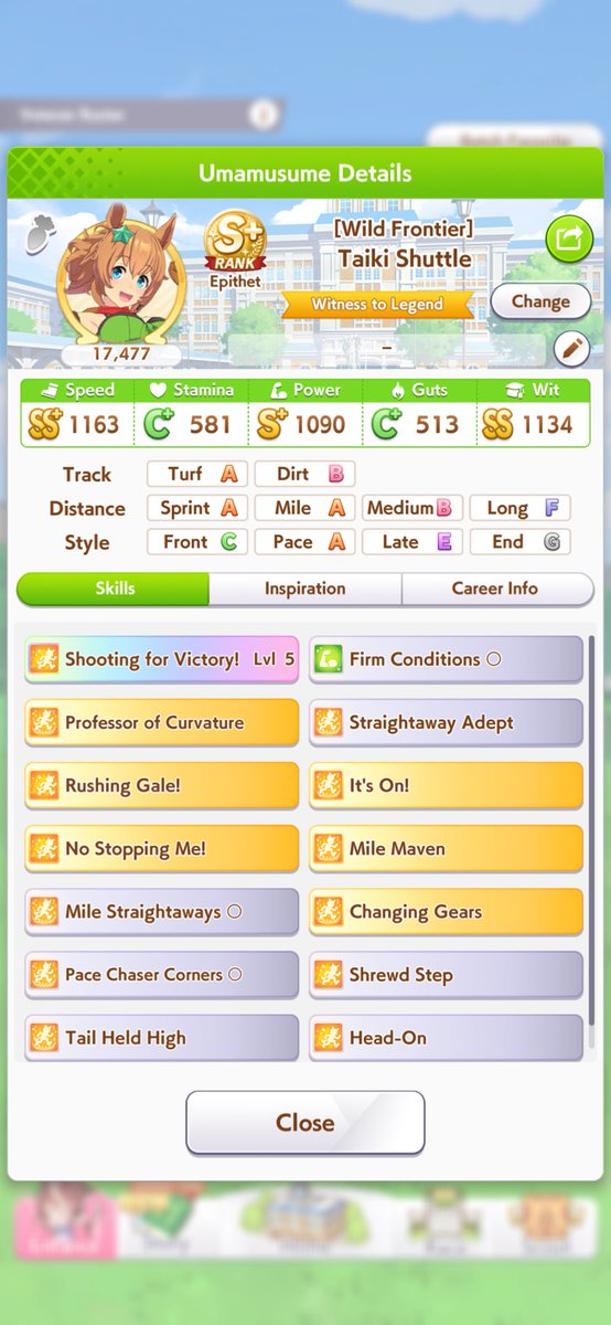Weeb48756303's tweet photo. Holly jesus insane team trials #umamusume https://t.co/V7FF4cVLuV