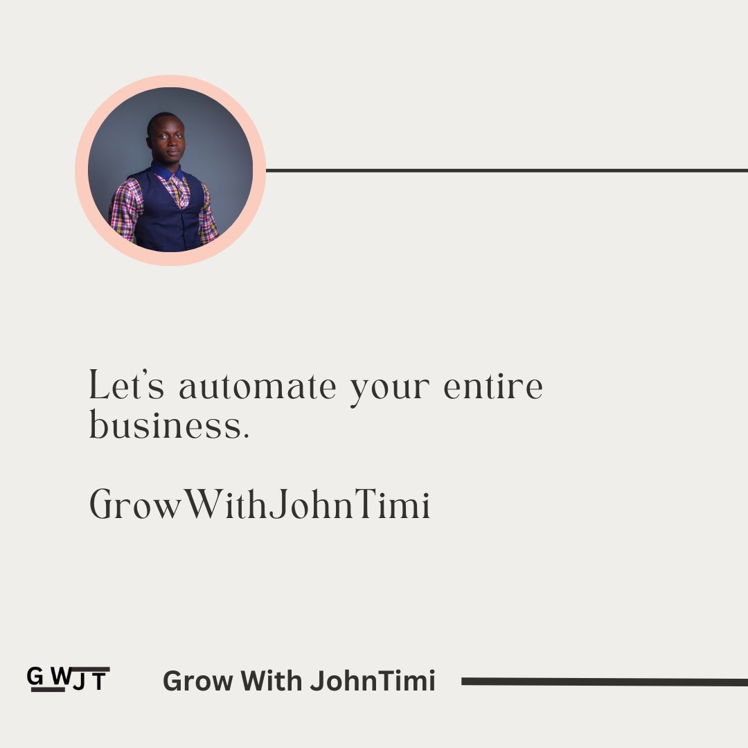 OJohntimi's tweet photo. #AutomationForBusiness#MakeCom#BusinessSystems#ServiceBusinessGrowth#NoCodeAutomation#GrowWithJohnTimi#WorkflowAutomation#automation#socialmediaautomation#socialmediastrategy#socialmediaexpert#socialmediagrowth#socialmediamarketingtips#marketingautomation#automationsolutions https://t.co/RfG00dKZ8e