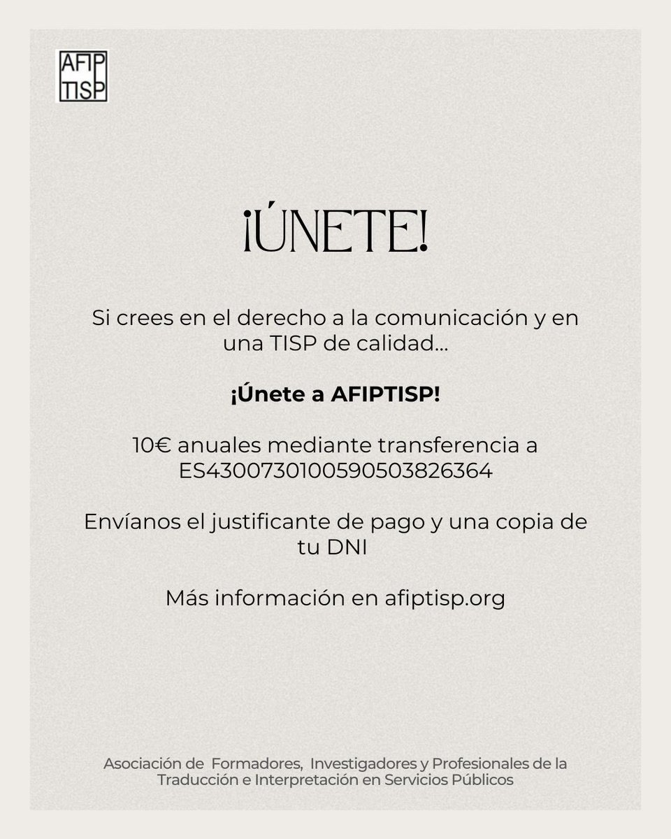 AFIPTISP tweet media