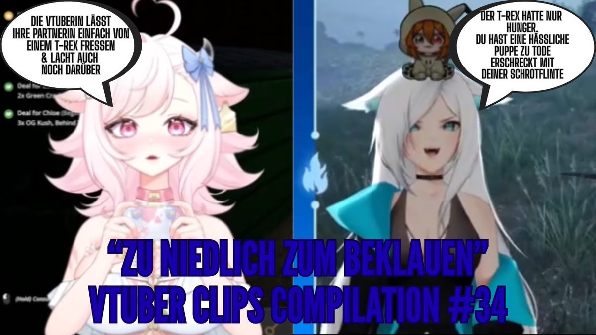 #GERVtuber #twitch
Vtuber Clips Compilation Folge 34
Featuring: <a href="/ubidius/">Ubidius | VTuber</a>, <a href="/Vaylilay/">Vaylilay🌸💚</a>, <a href="/BuuHuuKarim/">VTKarim_TV</a>, <a href="/WaterdragonWave/">Wave</a>, <a href="/xblackievt/">xBlackieVT</a>, <a href="/xLuuminous/">✨ Luu ✨</a>, <a href="/Xerathia_Nyx/">👻Xerathia Nyx | Vtuber</a>, <a href="/Xerosia1/">Xerosia | Bright Maid Vtuber</a>, <a href="/xJeevy/">Jeevy ⋆⋅⚸⋅⋆</a>, <a href="/xyuukichanx_VT/">Yuuki-chan / YUUKITHON / 2026</a>, <a href="/YamizanTwitch/">Yamizan - 🔥 GERVtuber 🐺</a>, <a href="/Yume_Shima_VT/">Yume | GERVtuber | Rebrand 12. April</a>, <a href="/YuniqueVT/">Yunique</a> &amp; <a href="/YusakiKirin/">Yusaki 🦄🪽| CHAOTICA✩°｡⋆˚⁺</a> 

youtu.be/H3NpqoNkT0M