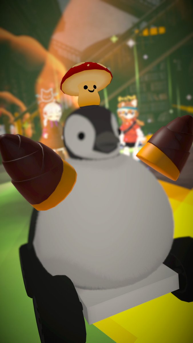 yumeneko731's tweet image. キノコタケノコペンギン（あっとメメナ）