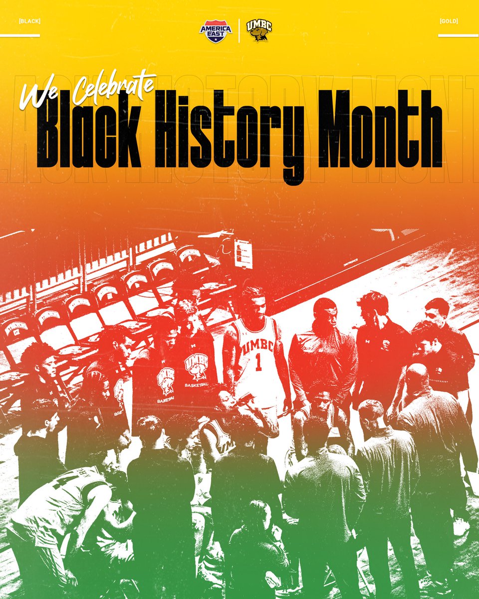 Our UMBC Basketball community is honored to celebrate #BlackHistoryMonth ❤️