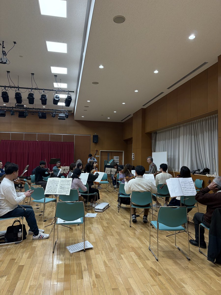ncokoho's tweet photo. 2/1の練習は東大島にて🎻

エキストラさんも徐々に加わり、ありがたいばかりです😊

演奏会チケットの応募はコチラからです！
是非！🎫

https://t.co/gCii2sg4dn https://t.co/xTfBlzpZ82