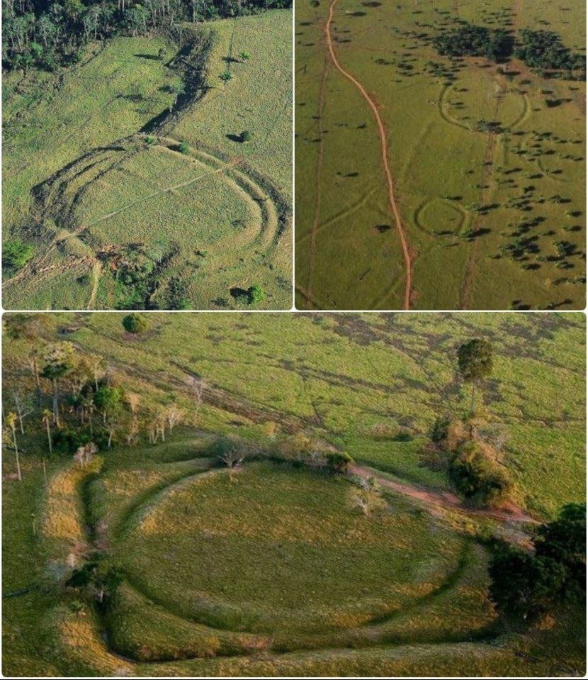 This is located in the Brazilian Amazon, so you already know that much more is hidden by the forest, and perhaps that's why they try to keep people away.🤔
