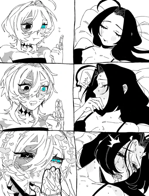殺人鬼×盲目ピアニストの例のミーム
#創作百合 