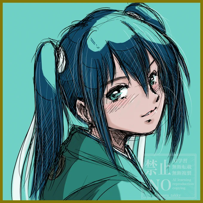 #ツインテールの日 艦娘さんにはツインテール娘多いけど 描いたことあるのはいつものメンツw
