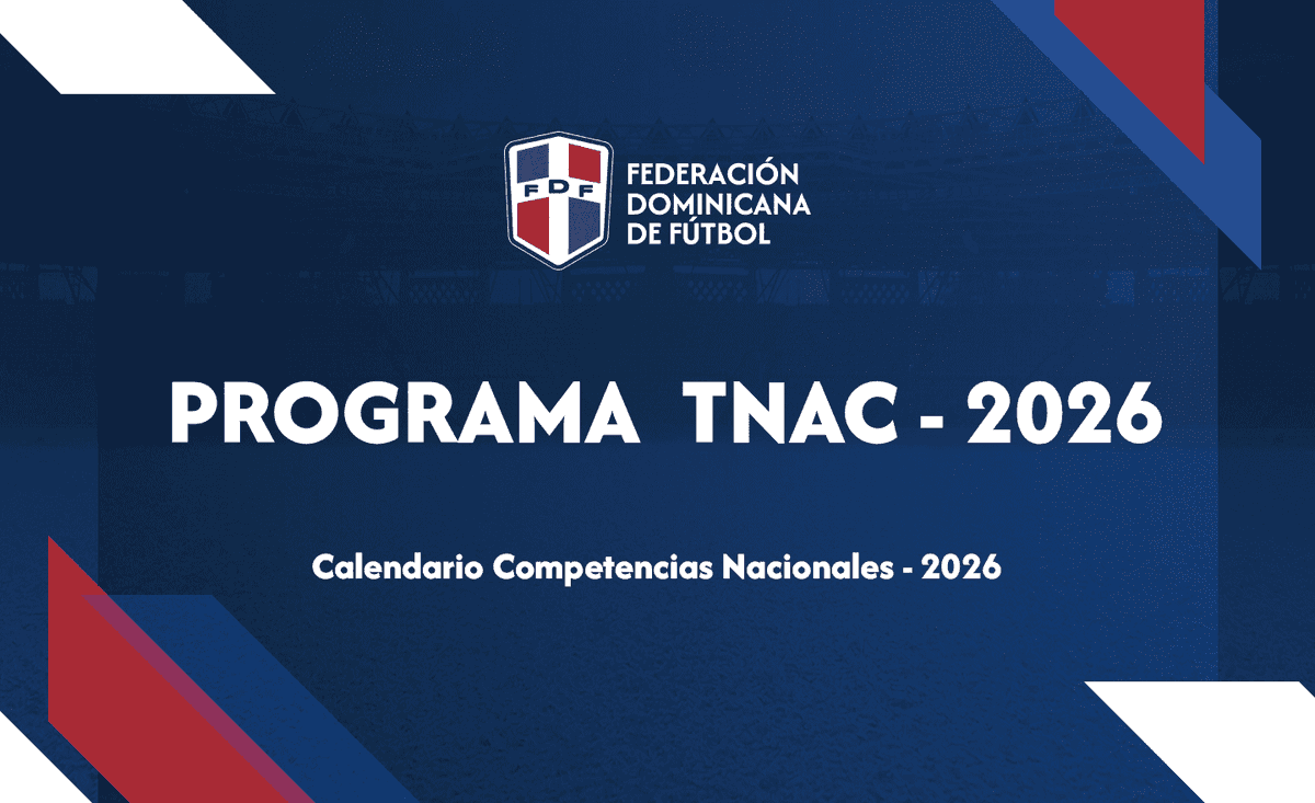 FutbolTotalRD's tweet photo. ⚽ ¡Vuelve el fútbol base! Calendario TNAC 2026 🇩🇴
La FEDOFUTBOL anunció el calendario del Torneo Nacional de Asociaciones y Clubes (TNAC) para este 2026.
#Fedofutbol #TNAC2026 https://t.co/CrR2azDQUo