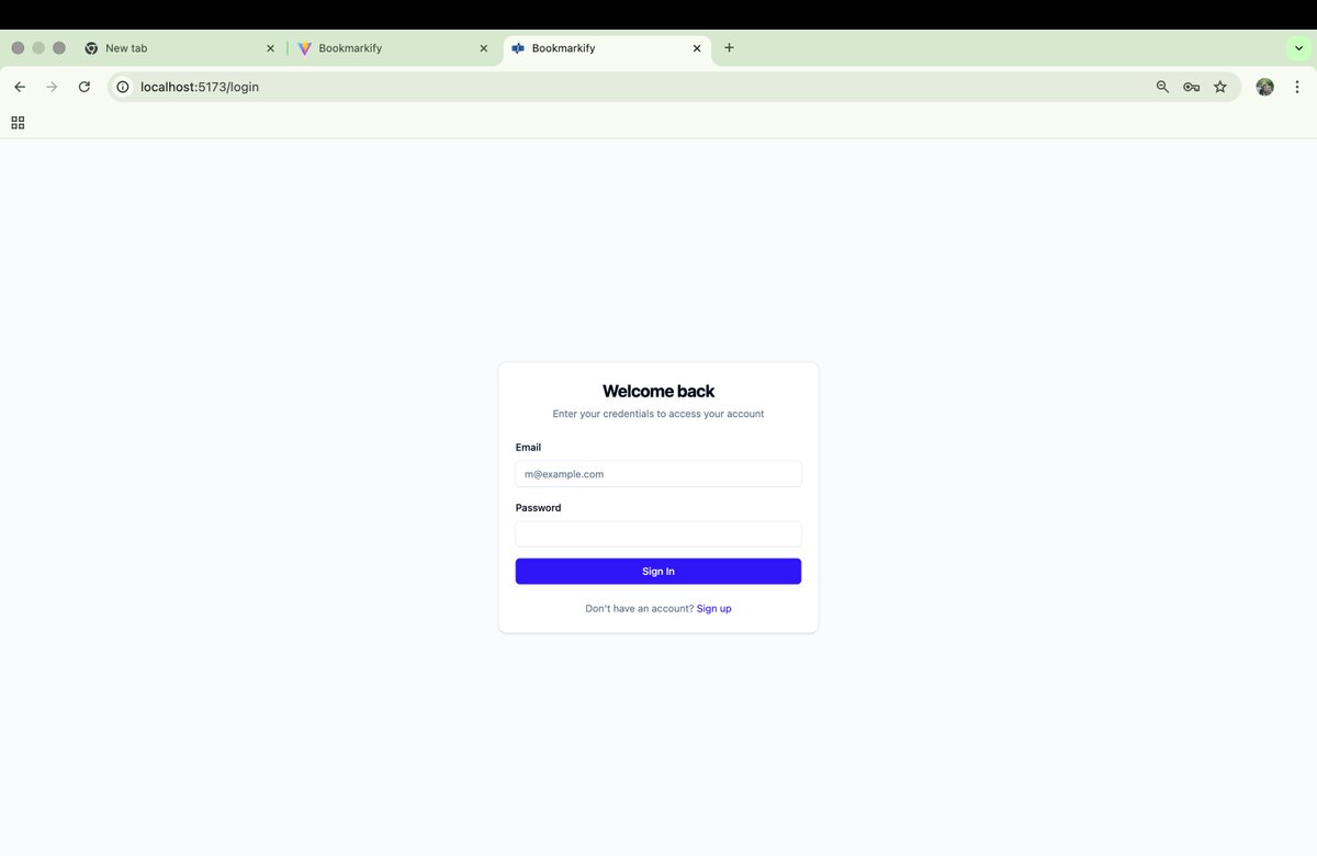 SwapnilNegi11rl's tweet photo. just fixed the last few bugs and got the full stack for Bookmarkify up and running! Docker, NestJS, and React all playing nicely together now. https://t.co/LPH8iG4mdI