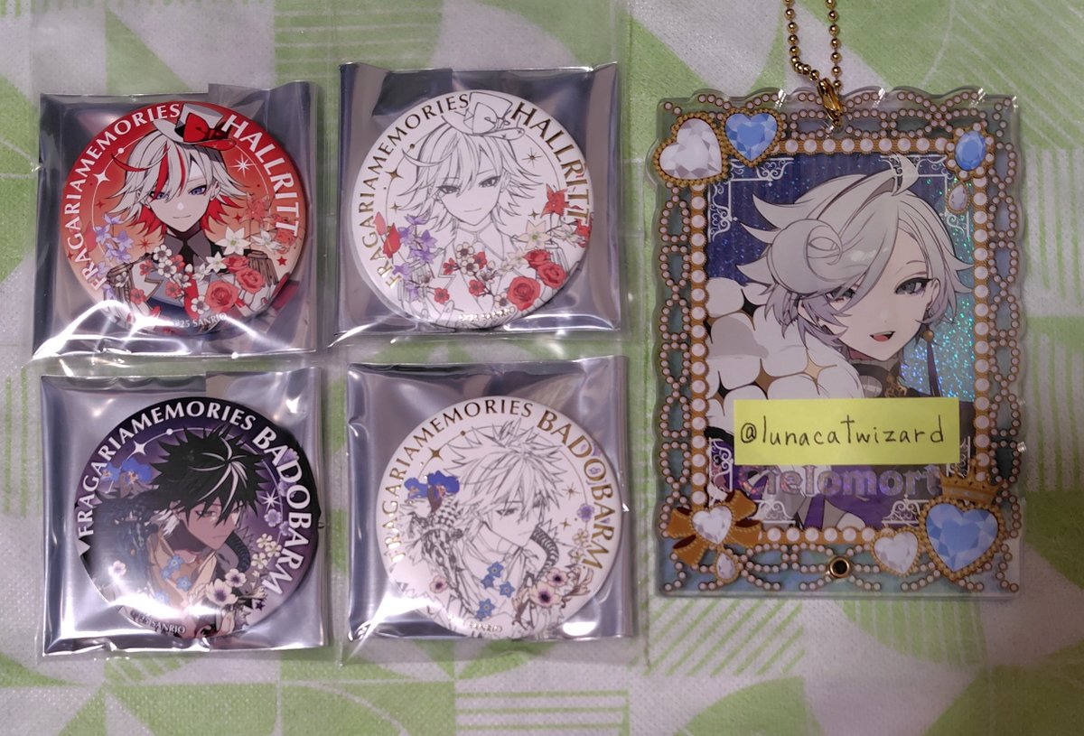 フラメモ 交換 シークレット缶バッジ 譲＊ハルリット、バドバルマ 求