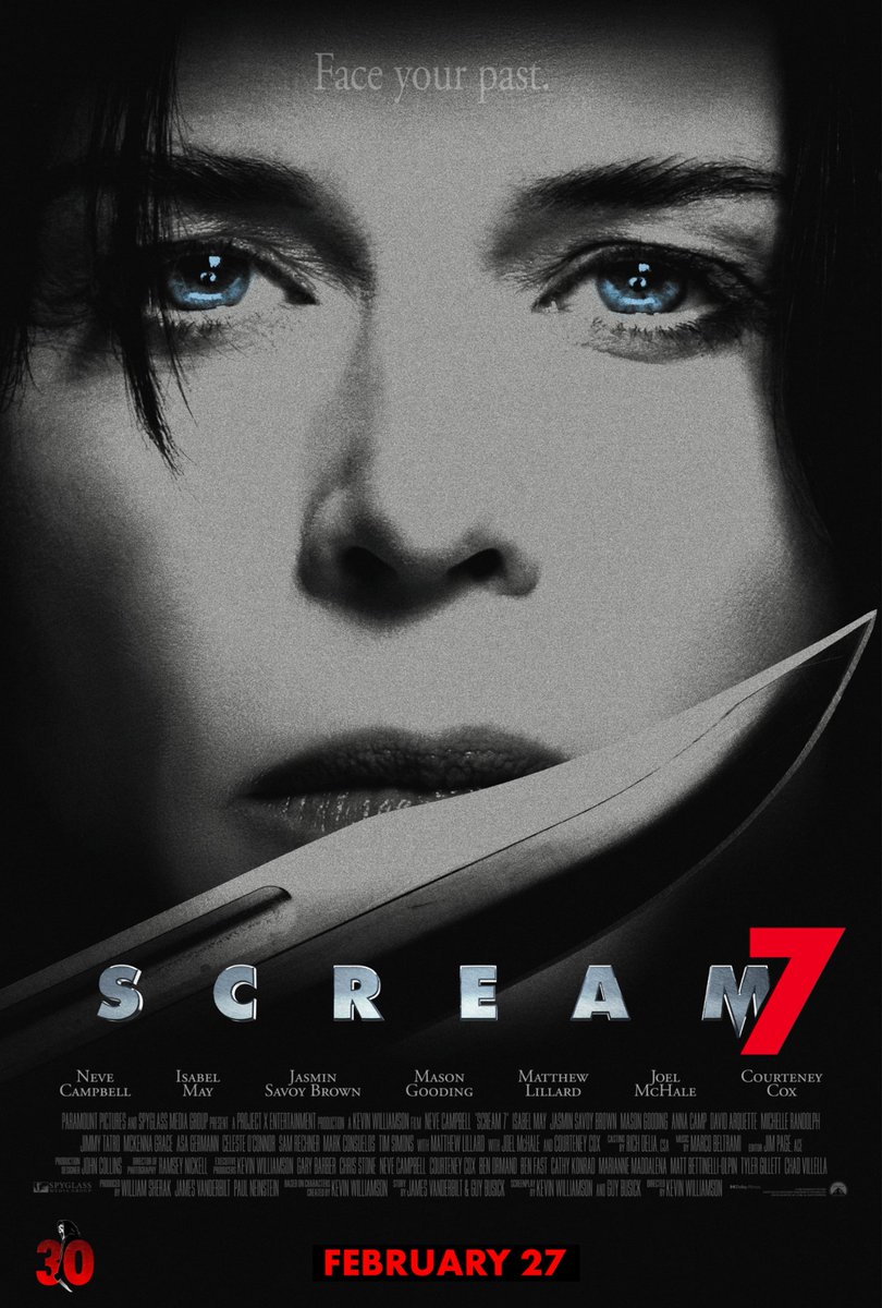 ParamountUK's tweet image. Can’t wait to hear you scream at the movies. #Scream7 in cinemas February 27.