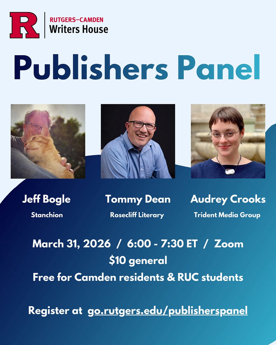 Rutgers Camden Writers House and MFA tweet media