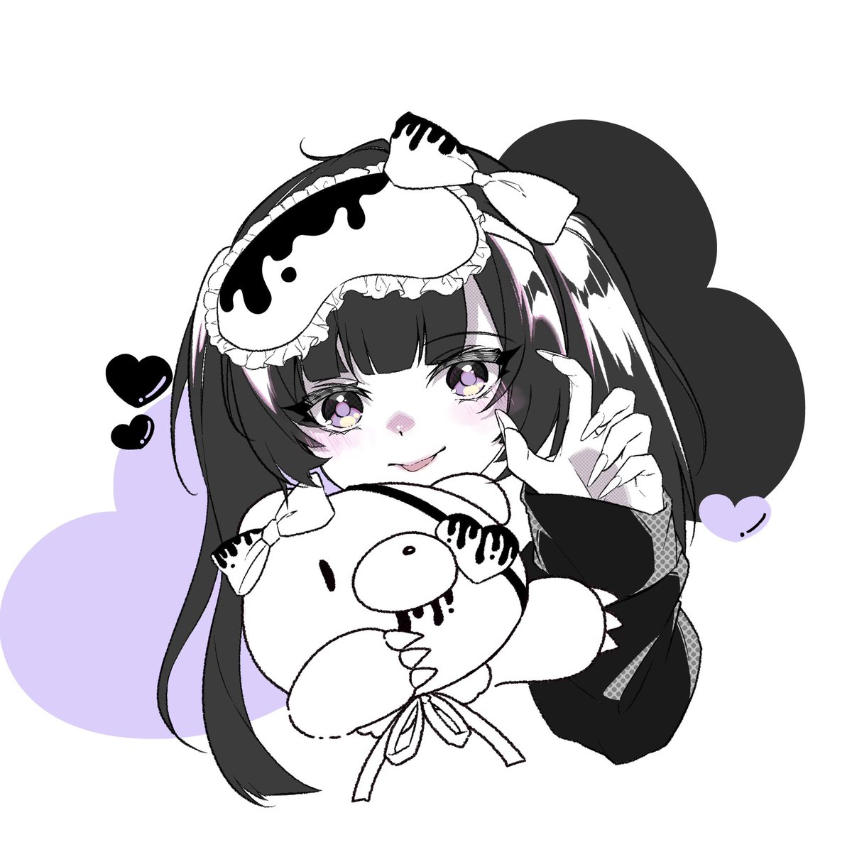 Samesam_64's tweet photo. @_NeRu_ChouChou ねるちまお誕生日おめでとう🖤💜実はかなりだいすきだよ⸝⸝⸝ᴖ ̫ᴖ⸝⸝⸝ちゅ https://t.co/aZybm9yHrv
