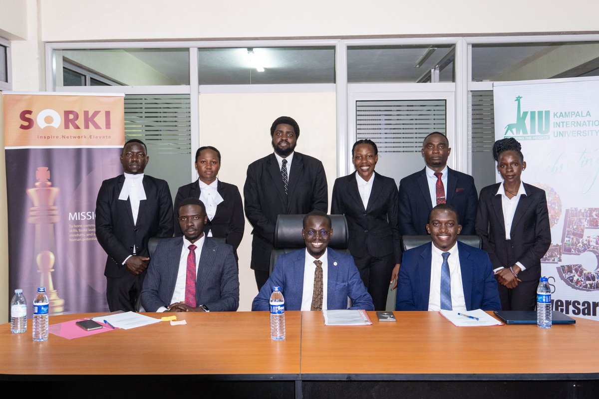 SORKIinitiative's tweet photo. Happy to have organised yet another successful #Jessup Moot. Congratulations to team @MakerereLaw for a stellar performance. Washington D.C. awaits! We are confident you'll represent Uganda ably! 👏👏Read more https://t.co/nDDRsJQEwC Thank you to our hosts, KIU. https://t.co/oKmUxWZglN
