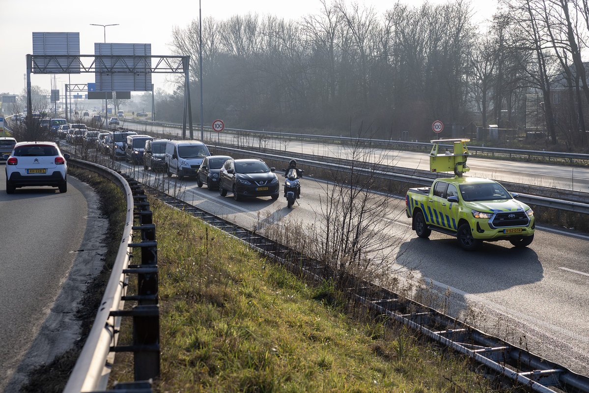 Ongeval op A208 bij Velserbroek zorgt voor forse verkeershinder
