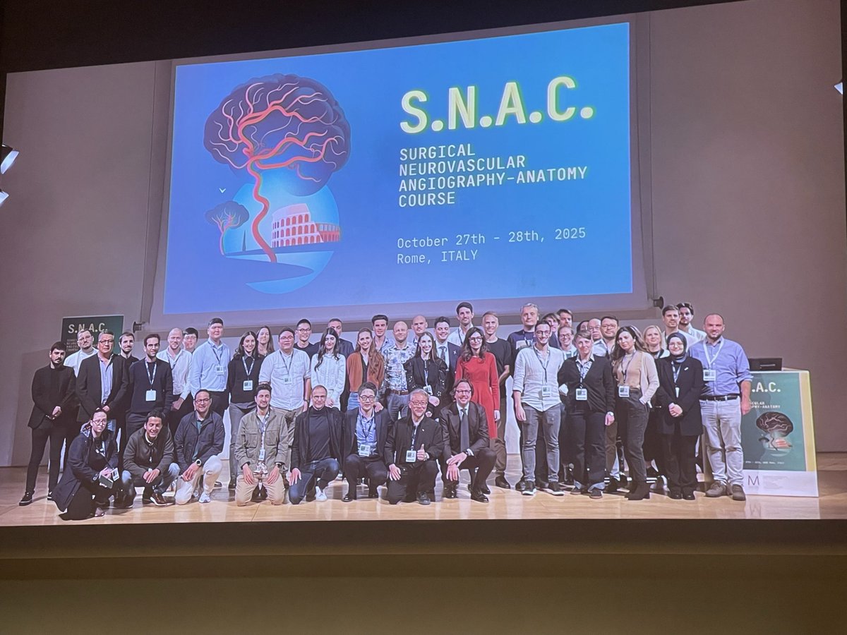 Tary102's tweet photo. Surgical Neurovascular Angiography-Anatomy Course held by many prestigious Vascular and Endovascular surgeons around the would, sharing and teaching their valuable experience, taken place at the historic venue — the auditorium of the Museo dell’Ara Pacis_
Rome-Italy

October-2025 https://t.co/yVcodfWRQB