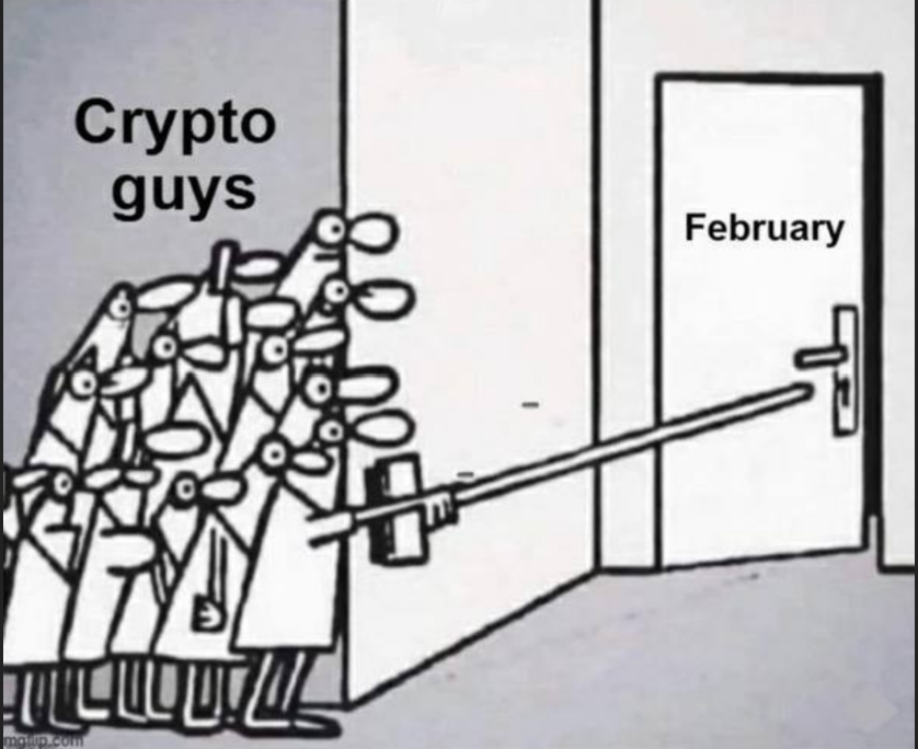Morecryptoonl's tweet photo. Are you bullish heading into February?
$BTC #Bitcoin https://t.co/hJwuUPaera