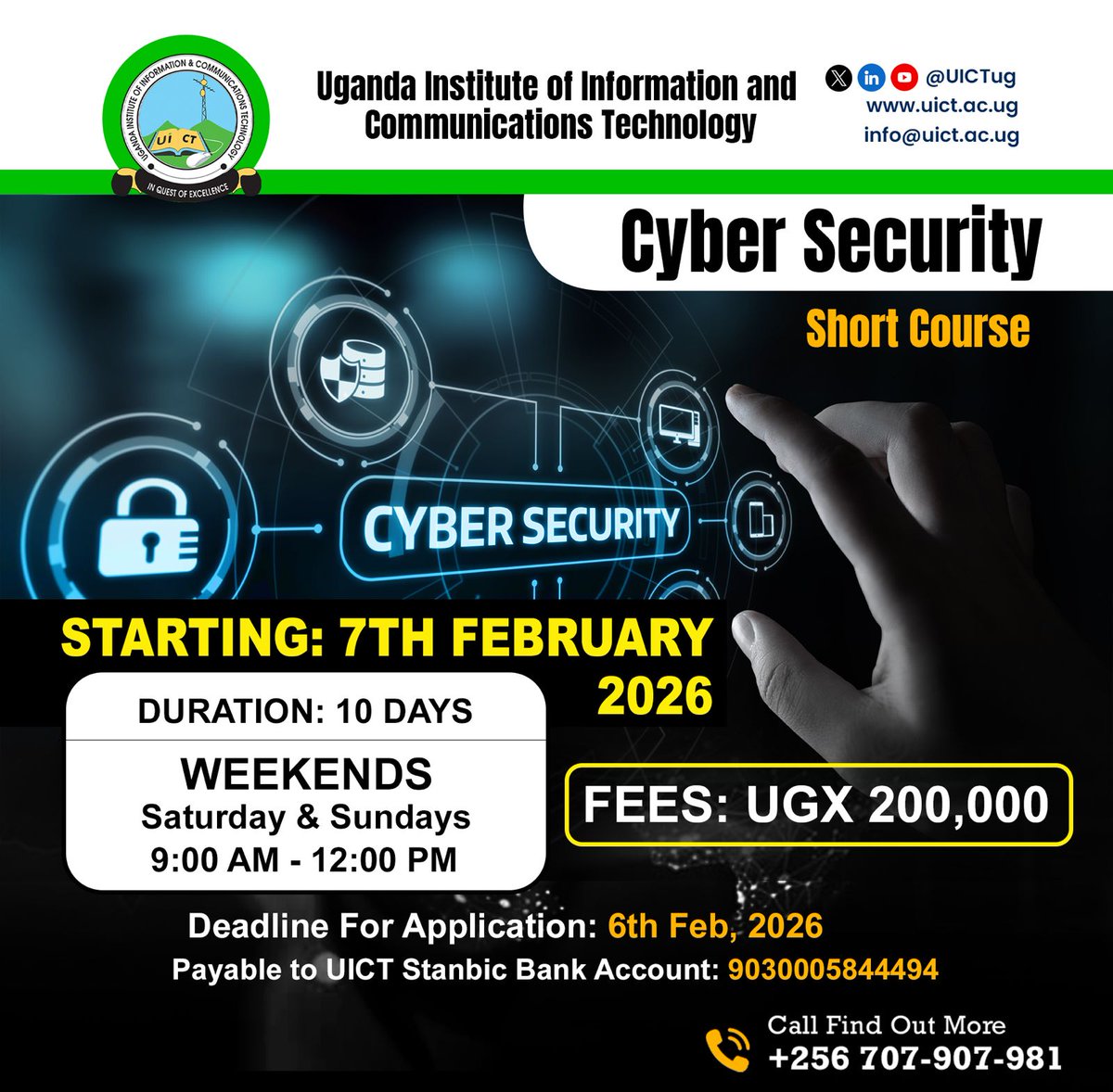 Uganda Institute of Information & Comm. - UICT tweet media