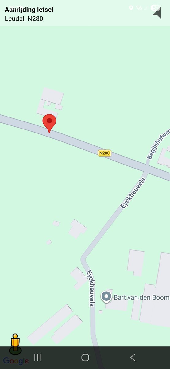 Aanrijding met letsel op N280