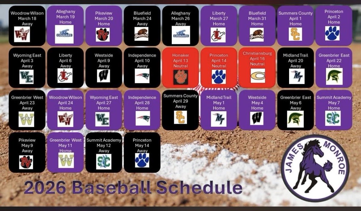 James Monroe Baseball tweet media