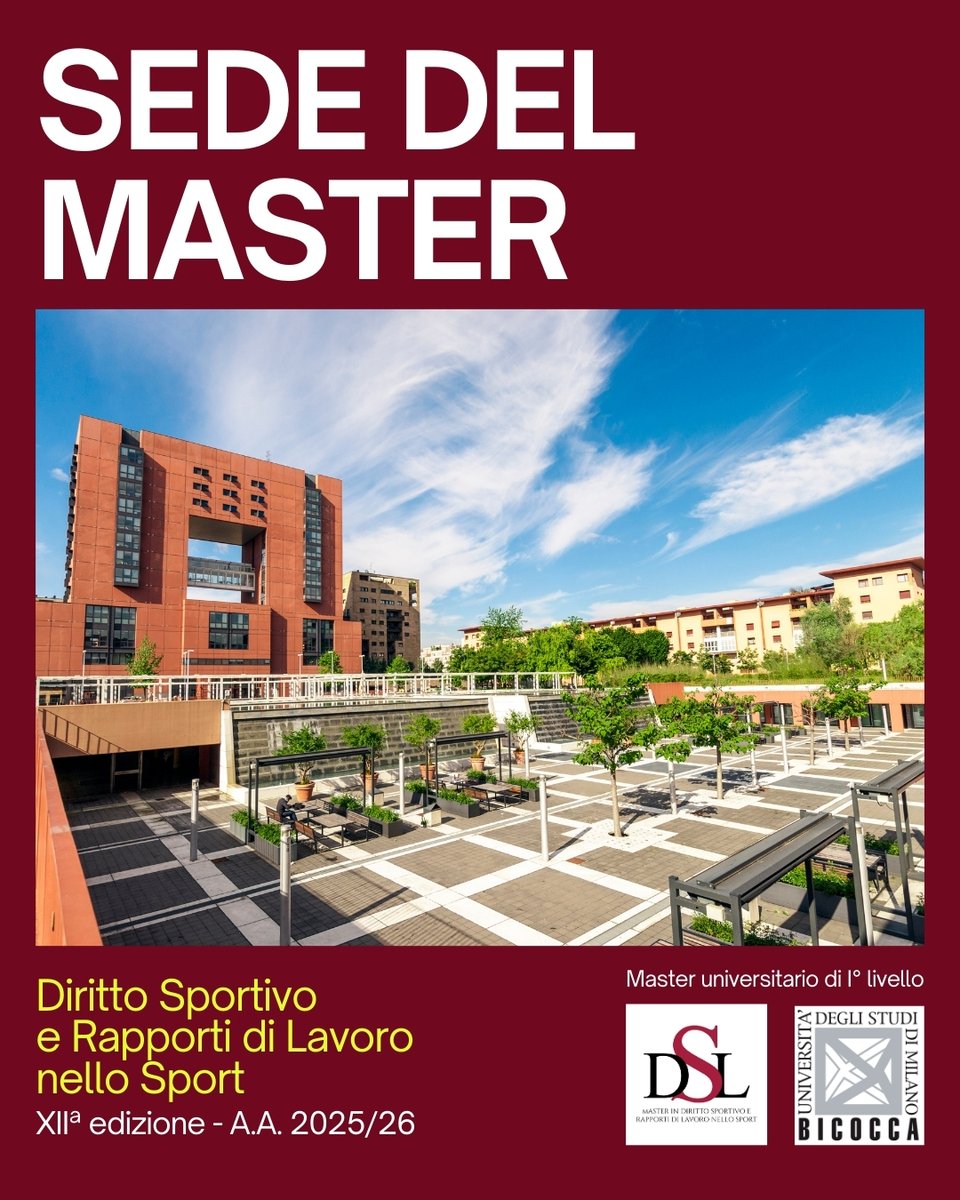 Master Diritto Sport tweet media