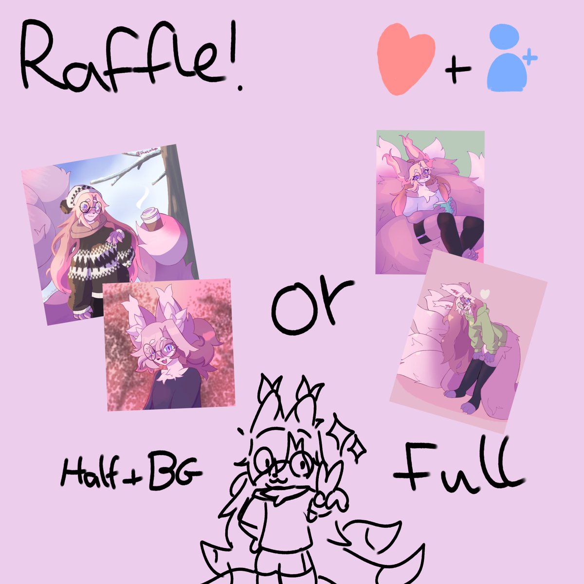 GhostieAven's tweet image. WHOOPPEEEE!! raffle time!!
- Like + Follow to enter
- RT's optional but would be very kind :&amp;gt;
- 2 Winners! each get to choose which prize they get upon winning

more terms below: