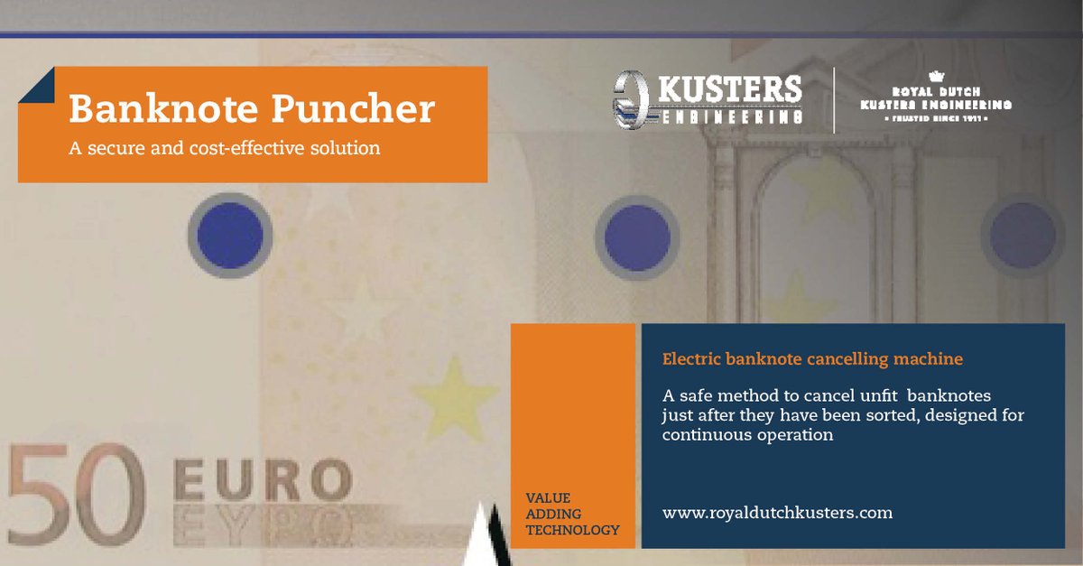 Unfit banknotes must be carefully removed from circulation, but transporting them to central facilities creates security risks. Our banknote punching machine securely cancels notes on-site, eliminating transit risks and streamlining your process. 
bit.ly/43R2JT0