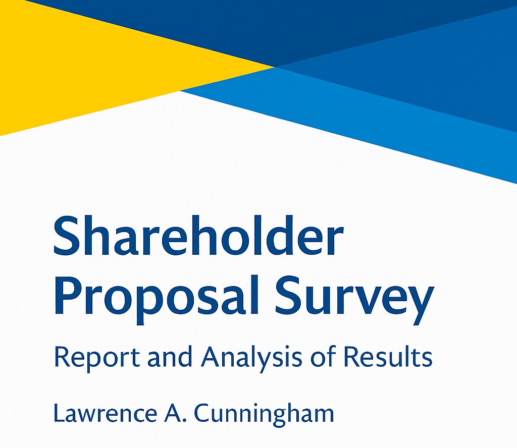 Larry Cunningham, Director, Prof., Author tweet media