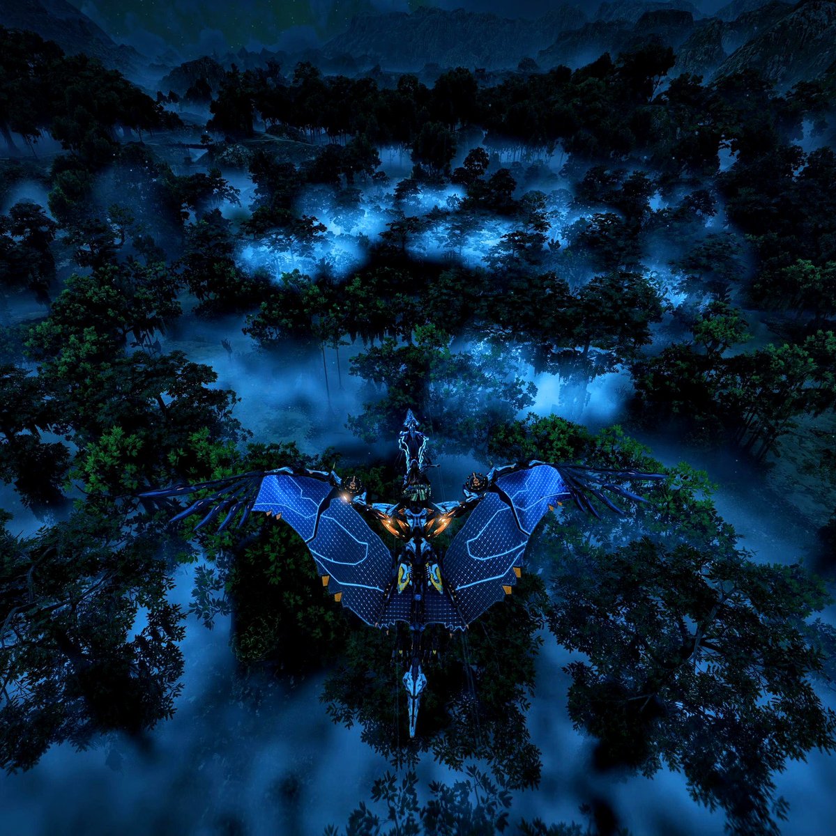 My entry into this weeks #ShadesOfHorizon

The blue light of the moon 🌚🩵🖤💙

Wishing you all a great week ahead! 🤗🫶

#WIGVP
#BeyondTheHorizon
#HorizonZeroDawn
#HorizonForbiddenWest
#VirtualPhotography