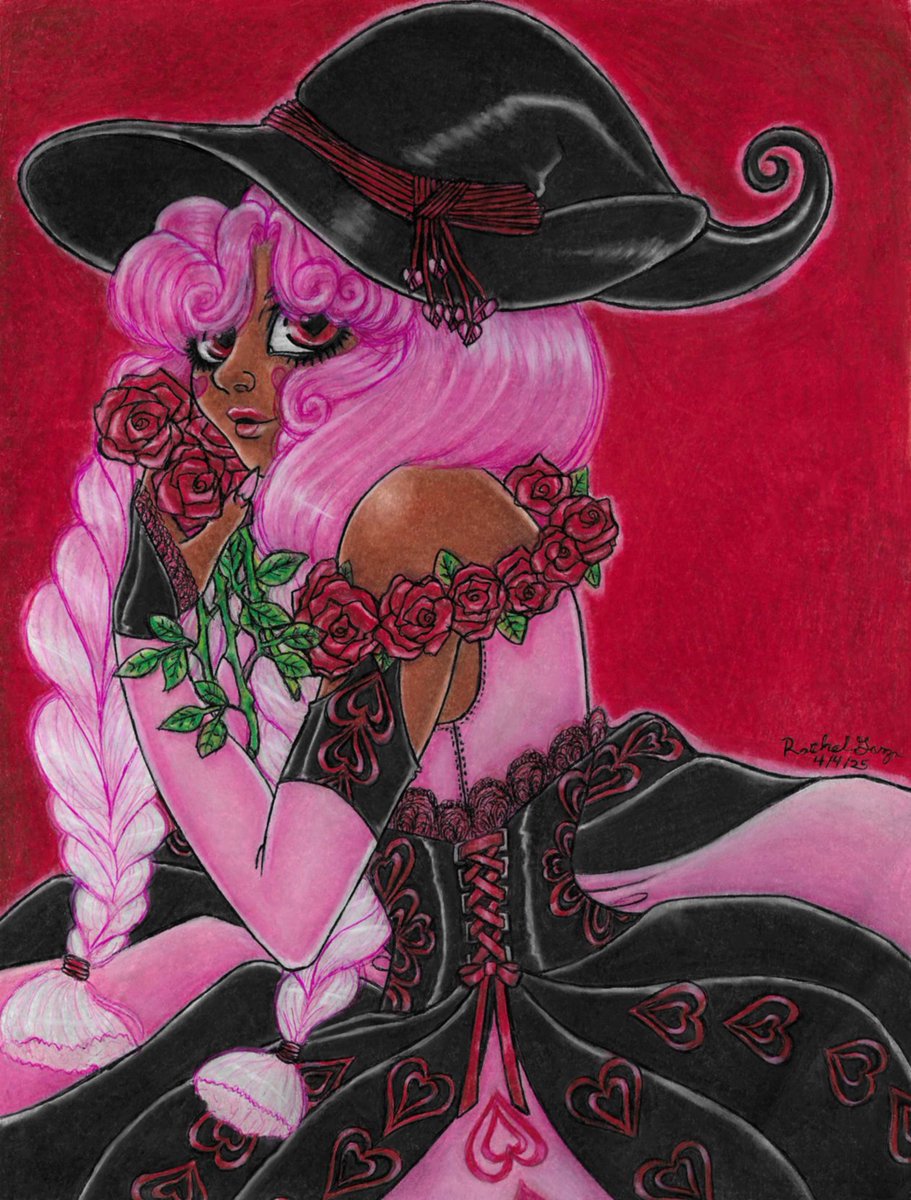 Maliciousmisery's tweet photo. Landed on my Lovely witch as scan who is very Valentine's themed right as we enter February. I wanna draw her again she is kind of cute. 

Prismacolorpencils and pen 

9x12 inch paper
 https://t.co/HHt2hPmk0b

https://t.co/PS3PwFdkXl

#art #witch #valentinesday #prismacolor https://t.co/DoDXxcQvAG