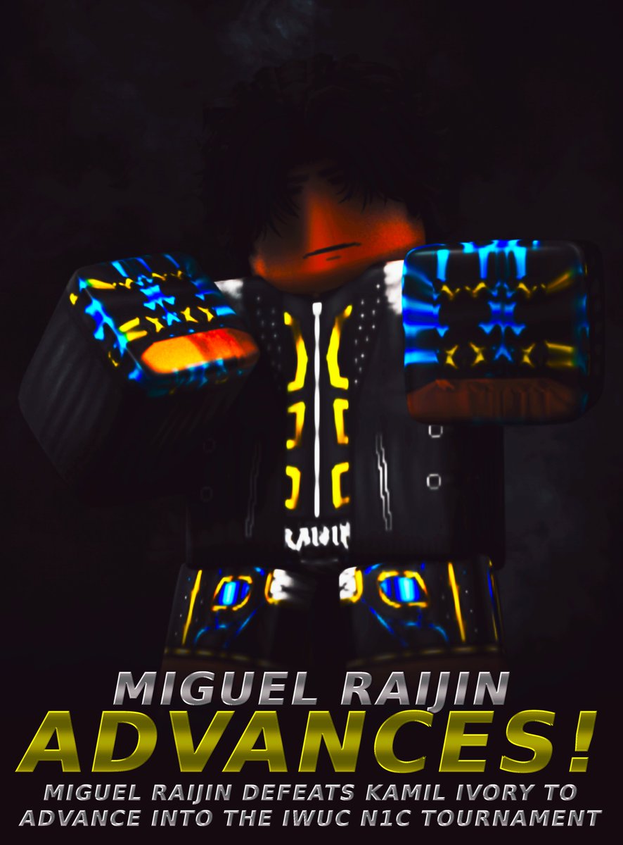 THE ROUND OF 16 IS ALMOST COMPLETED! 🏆

Miguel Raijin advances into the IWUC N1C Tournament, as he defeats Kamil Ivory!
He will be facing Apolo League in the next match!