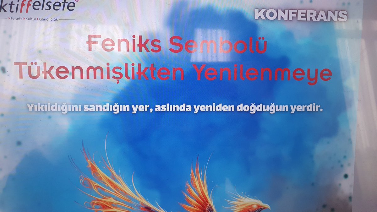 aktiffelsefe's tweet photo. Tarih boyunca insanın kendini bulma yolculuğunda yaşadığı dağılma ve yenilenme süreçleri; Feniks, Simurg ve Anka gibi sembollerle anlatılagelmiştir.

Hızın ve performans beklentilerinin giderek arttığı, dikkatin sürekli bölündüğü çağımızda insan daha kolay yoruluyor; https://t.co/hfX2QUi63z