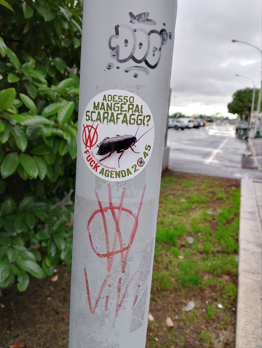 LA CONTROPROPAGANDA DEVE COLPIRE IN MODO IMPREVEDIBILE, ESPANDENDOSI OVUNQUE‼️

LA LOTTA V_V NON SI FERMA MAI‼️

V_V PRIME ACTIONS t.me/V_V_PRIME_ACTI…
NASCE L'OCCUPAZIONE DEL TERRITORIO CON LA VERITÀ.

CANALE PRINCIPALE V_V
t.me/vvvvvinc

t.me/insettifuorida…