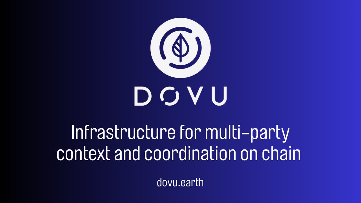 dovuofficial's tweet image. The DOVU Trust Operating System enables cryptographically secure auditable verifiability for multi-party processes.

Each Flow receives a unique onchain identifier complete with execution history.

Capturing the context, the intent, and the outcome of each onchain coordination.