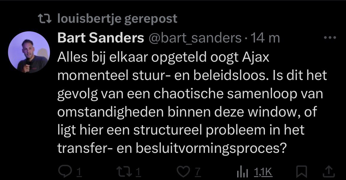 Het Orakel uit Nimwegen heeft gesproken, op de Ajax burelen bibberen ze er van