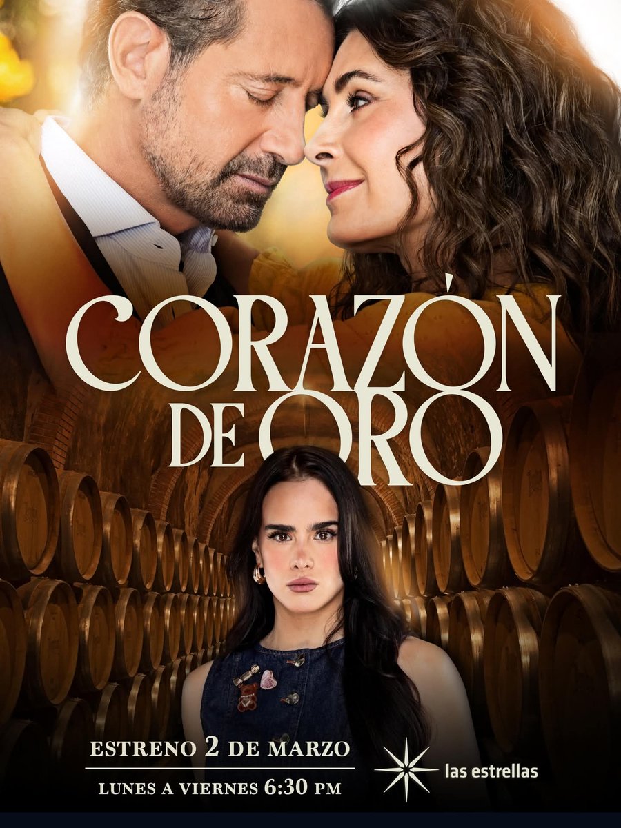 Poster  Promocional De #CorazonDeOro Inicia Lunes 2 De Marzo 6:30 P.M. #ConLasEstrellas 

<a href="/Produccion_POP/">Producción Pedro Ortíz de Pinedo</a> <a href="/PedroOdeP/">Pedro Ortíz D Pinedo</a> <a href="/CorazonDOroof/">Corazón De Oro</a>